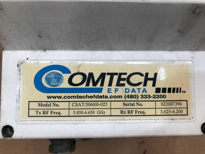 Comtech EF Data CSAT - 5060 C - Band Transceiver CSAT/5060H - 025 - KLR Automation