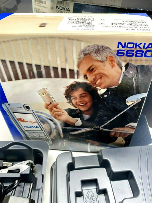 Nokia 6680 Black Mobile Phone Old Stock Rare collectors Mobile Phone Cell GSM 2