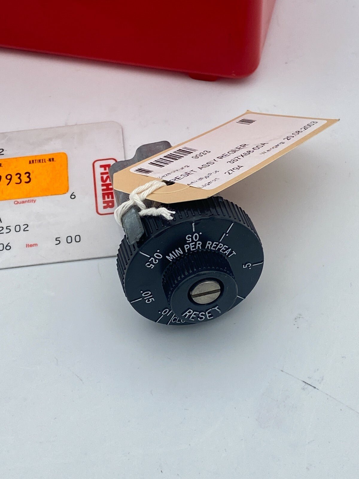 1pc x Fisher B PL TYPE 2502 367x68 - 00A Reset ASSY Regler 125p/049106 - KLR Automation
