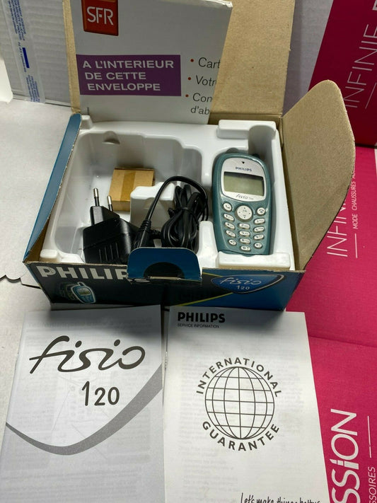  Philips Fisio 120  Mobile Phone Old Stock Rare collectors Mobile Phone