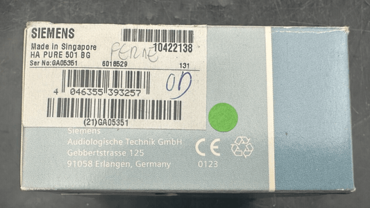 SIEMENS HA PURE 501 BG 10422138 - KLR Automation