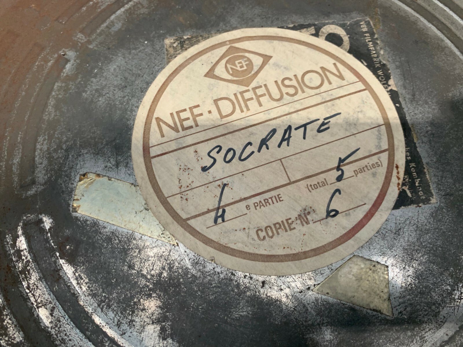 Old RARE Film Band 35mm Lot de 4 x Socrate film n 1, 2 , 3 ,4 NEF - DIFFUSION - KLR Automation
