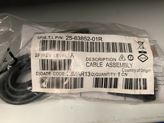 Lot de10 cable 25-63852-01R Motorola RS232 Cable Zebra