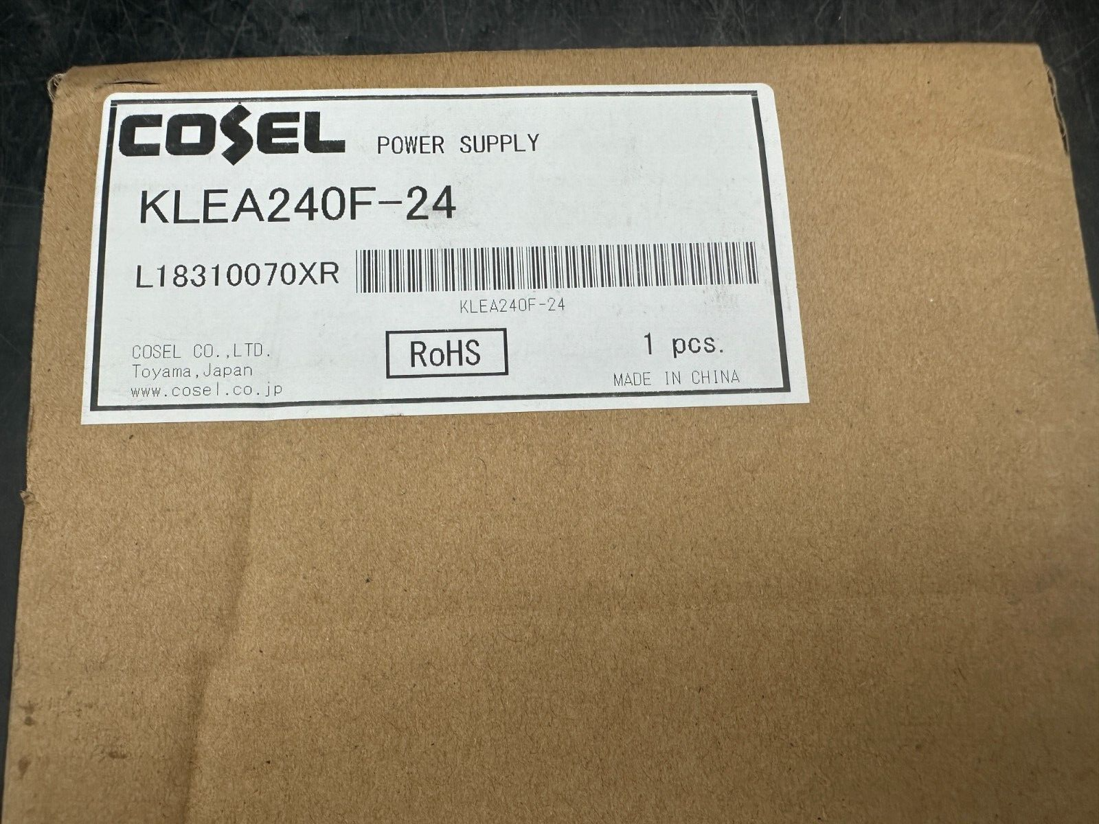 COSEL KLEA240F-24 POWER SUPPLY