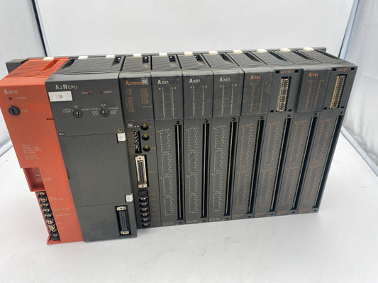 MITSUBISHI MELSEC PLC A61p A2NCPU AJ71C24 AX81 AY81  Without Key