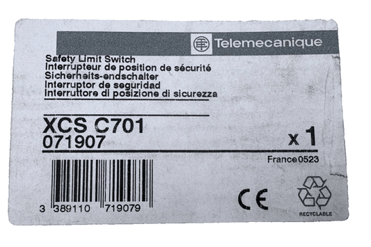 TELEMECANIQUE INTERRUPTEUR DE POSISITION XCS C701 x1 - KLR Automation