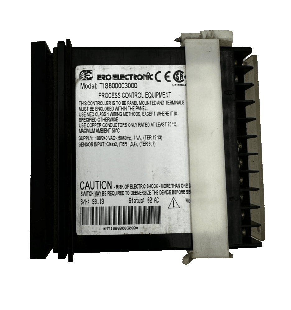 ERO ELECTRONIC TIS800003000 CONTROLLER 100 - 240 VAC - KLR Automation