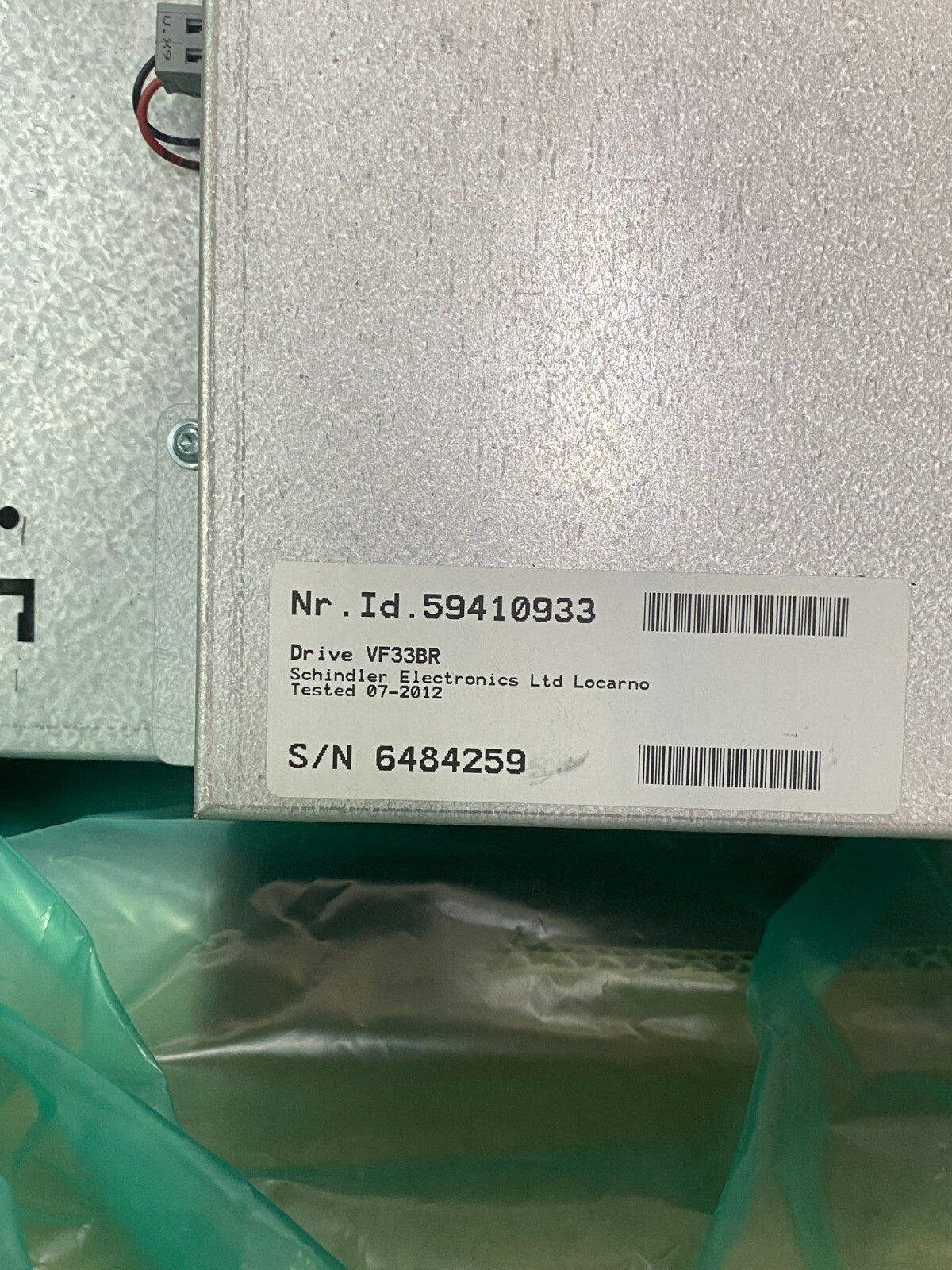VARIATEUR SCHINDLER VARIODYN VF33BR 59410933 DR-VAB33