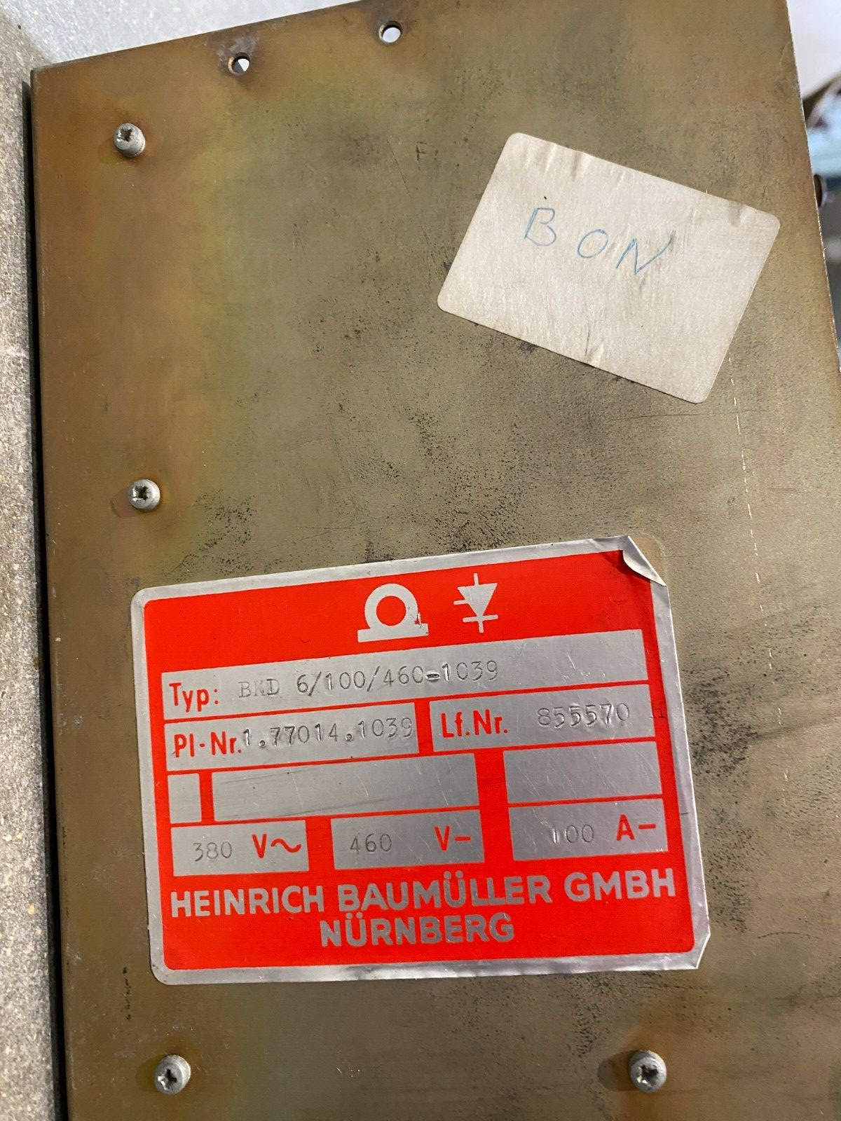 BAUMULLER BKD 6/100/460-1039