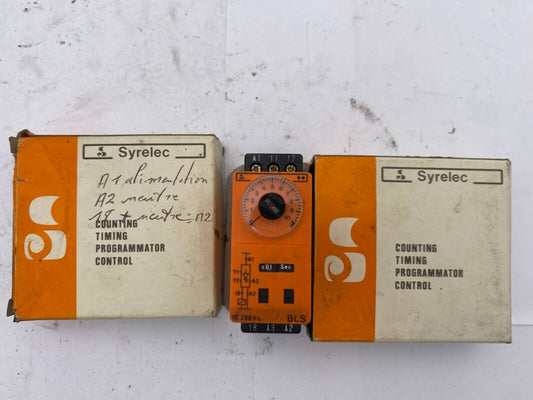 1pc x SYRELEC BLS COUNTING TIMING PROGRAMMATOR CONTROL 10 - 260V - KLR Automation