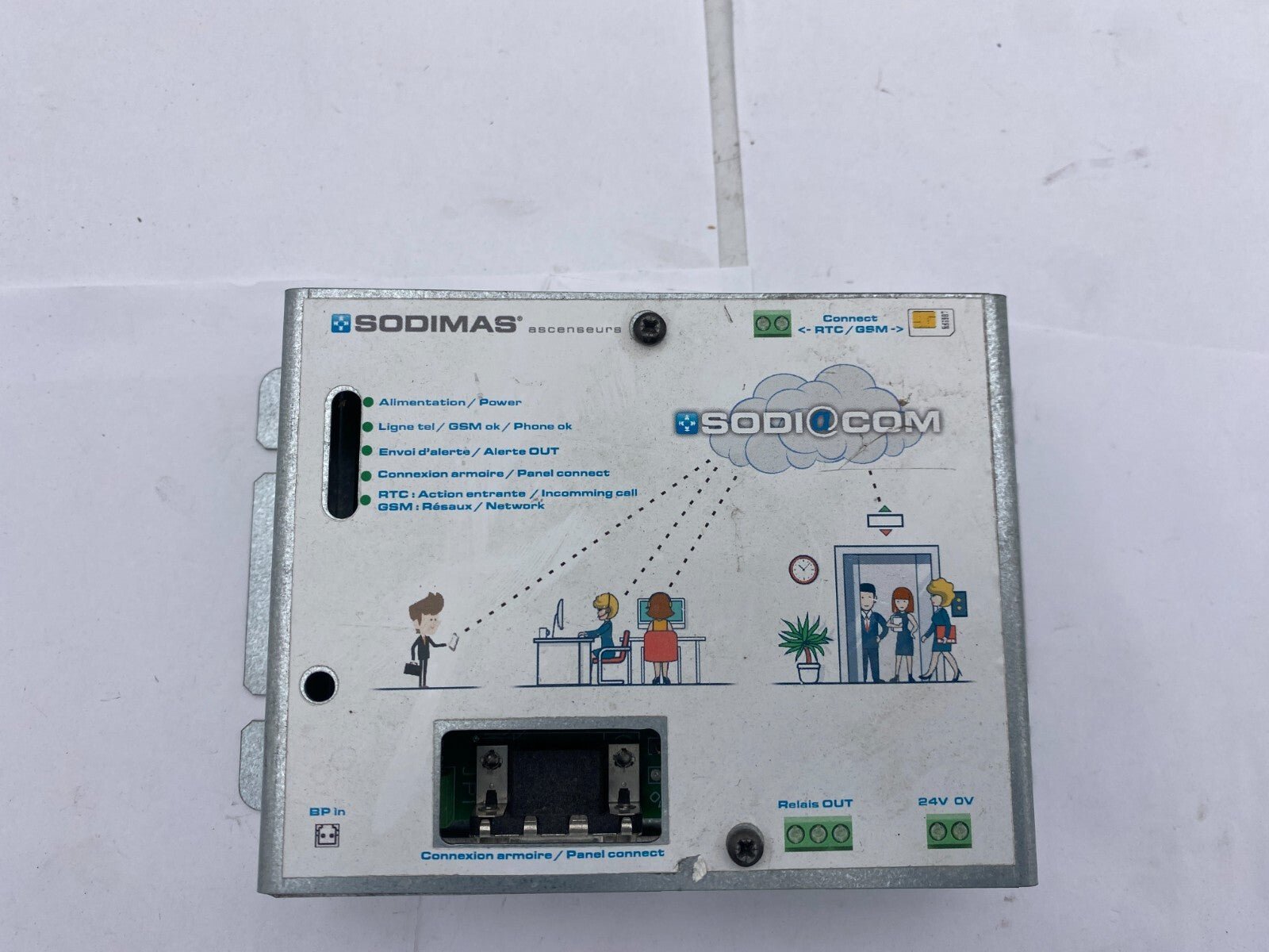 SODIMAS SODIACOM GSM FOR QI INSTALL KIT 0070005290 38SO011P00Elevator parts lift - KLR Automation