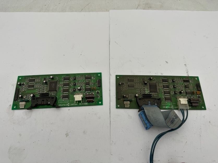 1pc x CIRCUIT BOARD FOR OKAYA MACHINE DISPLAY SCREEN OKAYA M - 0338 - KLR Automation