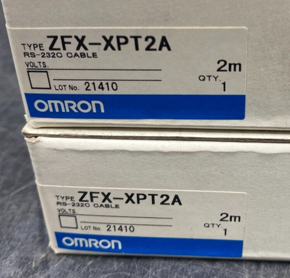OMRON ZFX-XPT2A RS-232C CABLE 2m x1pc