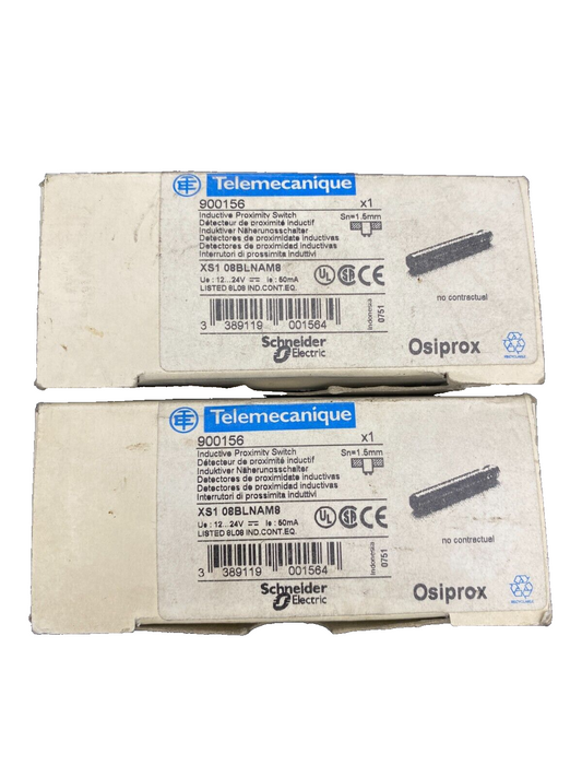 TELEMECANIQUE XS1 08BLNAM8 900156 OSIPROX DETECTEUR DE PROXIMITE INDUCTIF x2pc