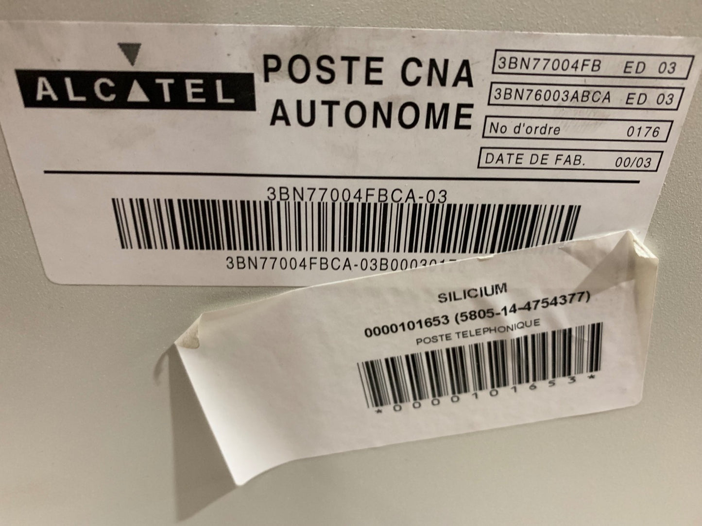 Alcatel Poste CNA Autonome 3BN77004FB old stock - KLR Automation