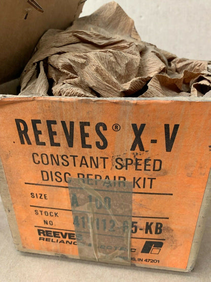 REEVES X-V PULLEY SIZE A 100 Constant Speed Disc Repair Kit  415112-65-KB 
