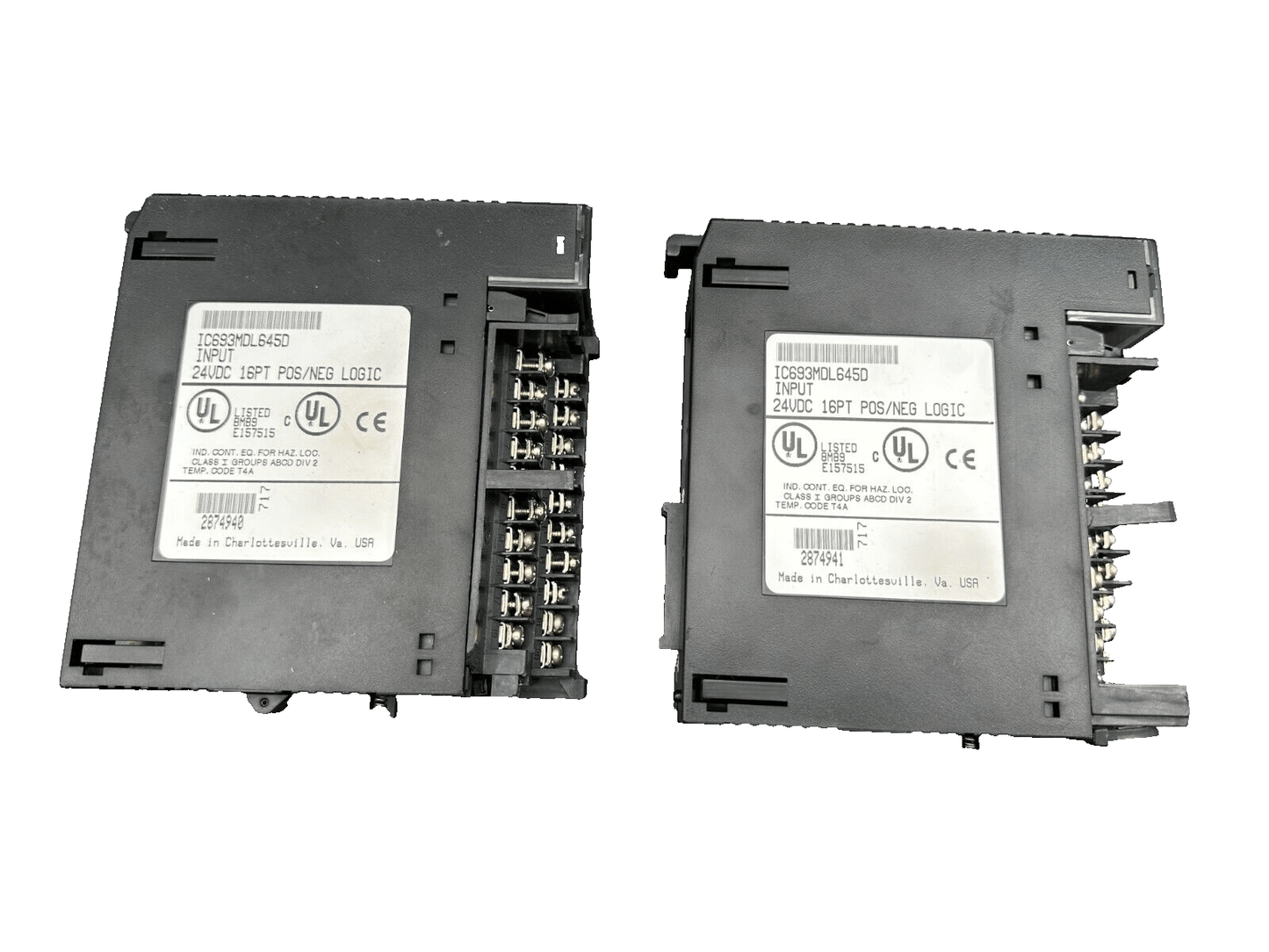 GENERAL ELECTRIC FANUC IC693MDL645D 24VDC 16PT POS/NEG LOGIC - KLR Automation