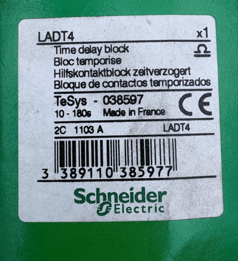 SCHNEIDER ELECTRIC LADT4 BLOC TEMPORISE x1 - KLR Automation