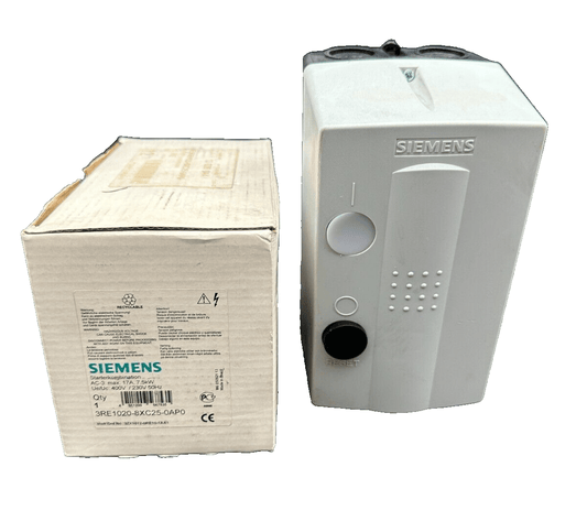 SIEMENS 3RE1020 - 8XC25 - 0AP0 17A 7.5kW COMBINAISON DE DEMARRAGE - KLR Automation