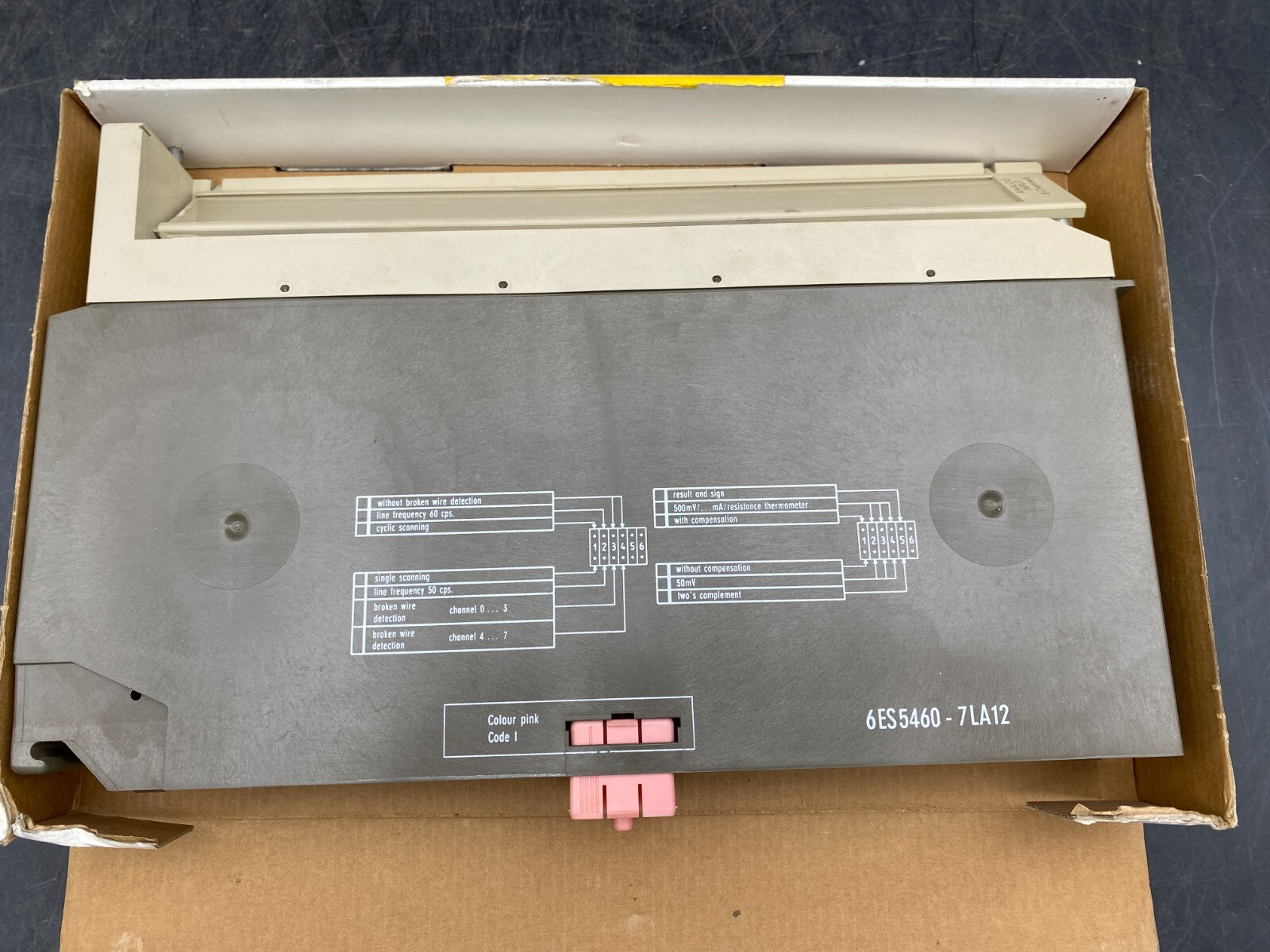 SIEMENS SIMATIC S5 6ES5460-7LA12 CARTE D'ENTREE ANALOG