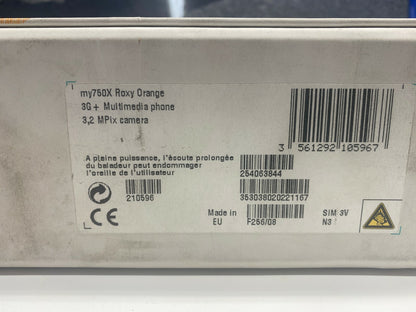Sagem my750X Roxy Phone Old Stock Rare collectors Mobile Phone Cell GSM - KLR Automation