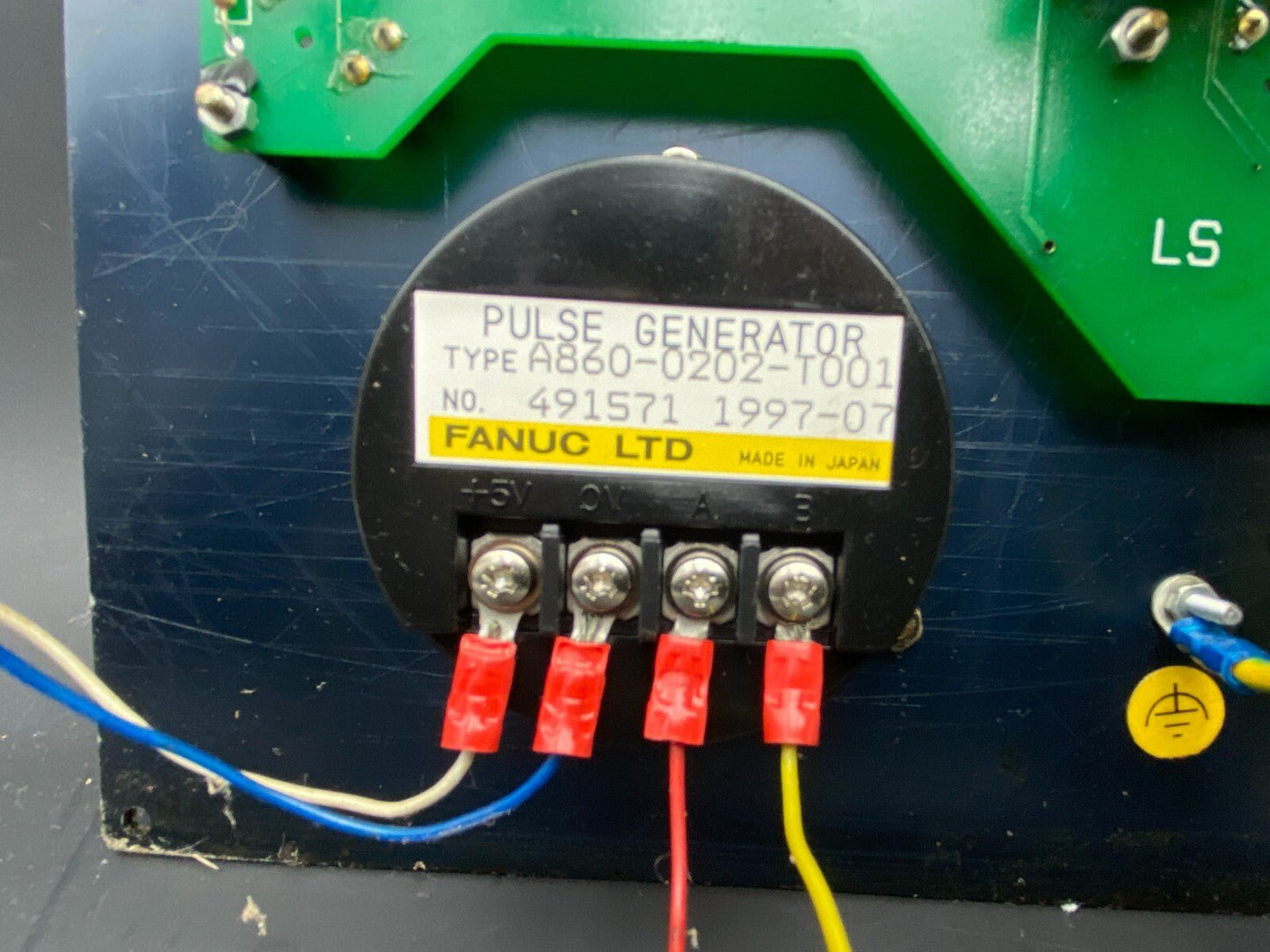 FANUC Control panel A860 - 0202 - T001 Board +. 2 x A20B - 2002 - 0470/08B - KLR Automation