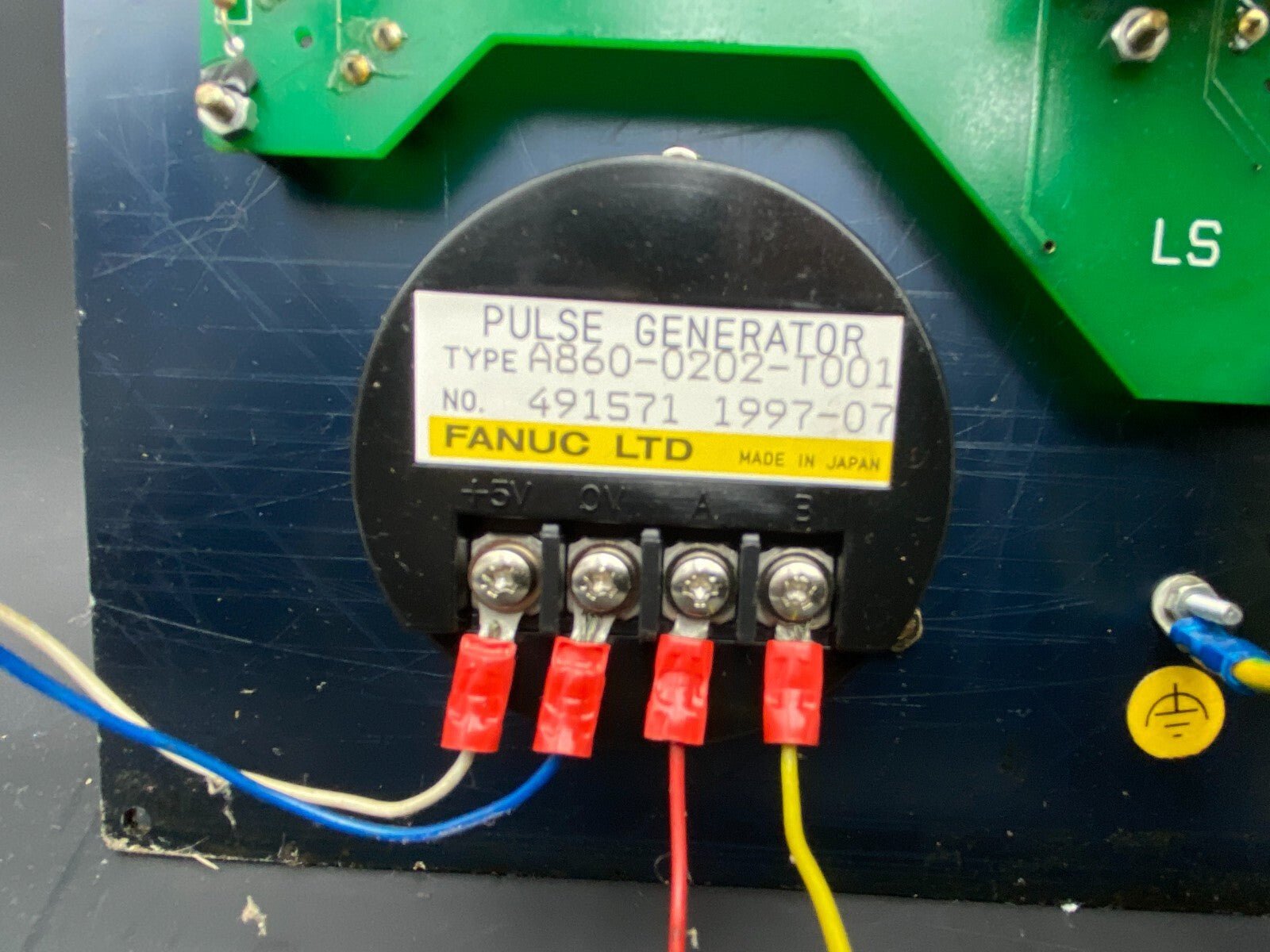 FANUC Control panel A860 - 0202 - T001 Board +. 2 x A20B - 2002 - 0470/08B - KLR Automation