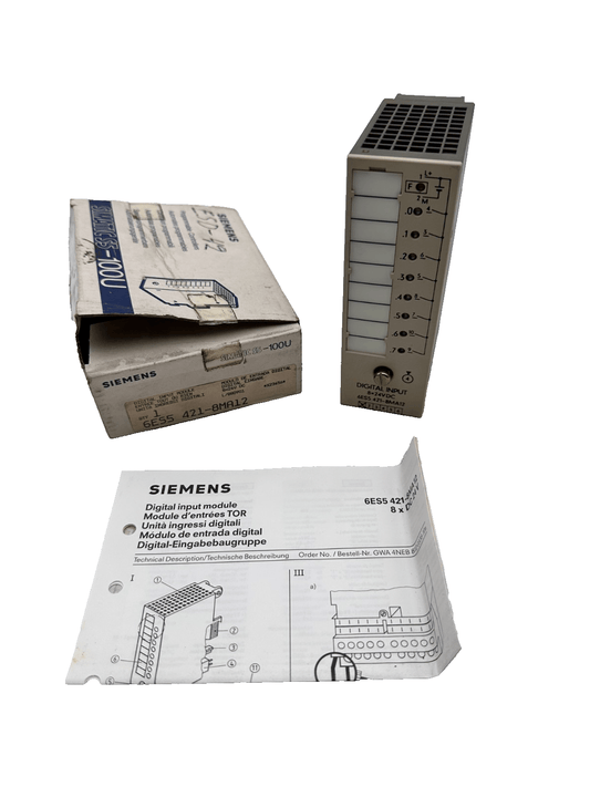 SIEMENS 6ES5421 - 8MA12 DIGITAL INPUT MODULE - KLR Automation