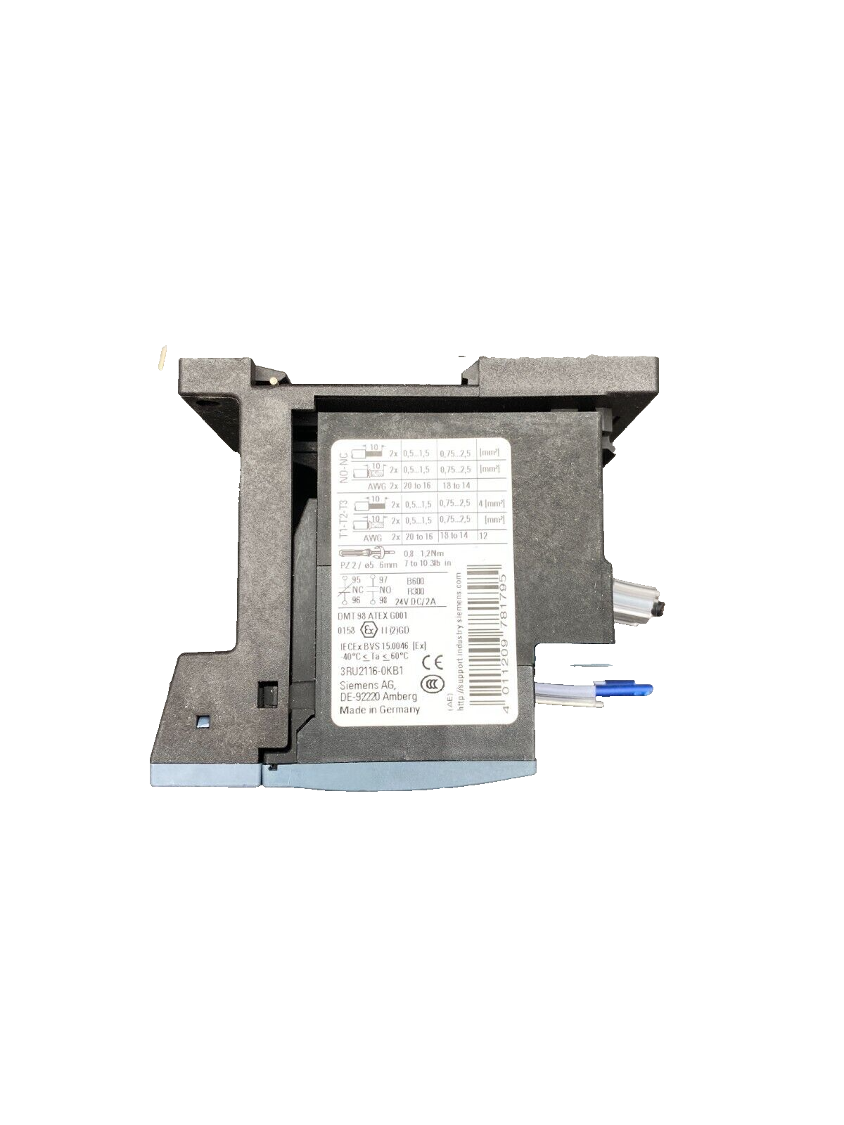 SIEMENS 3RU2116-0KB1 CIRCUIT BREAKER x2pc