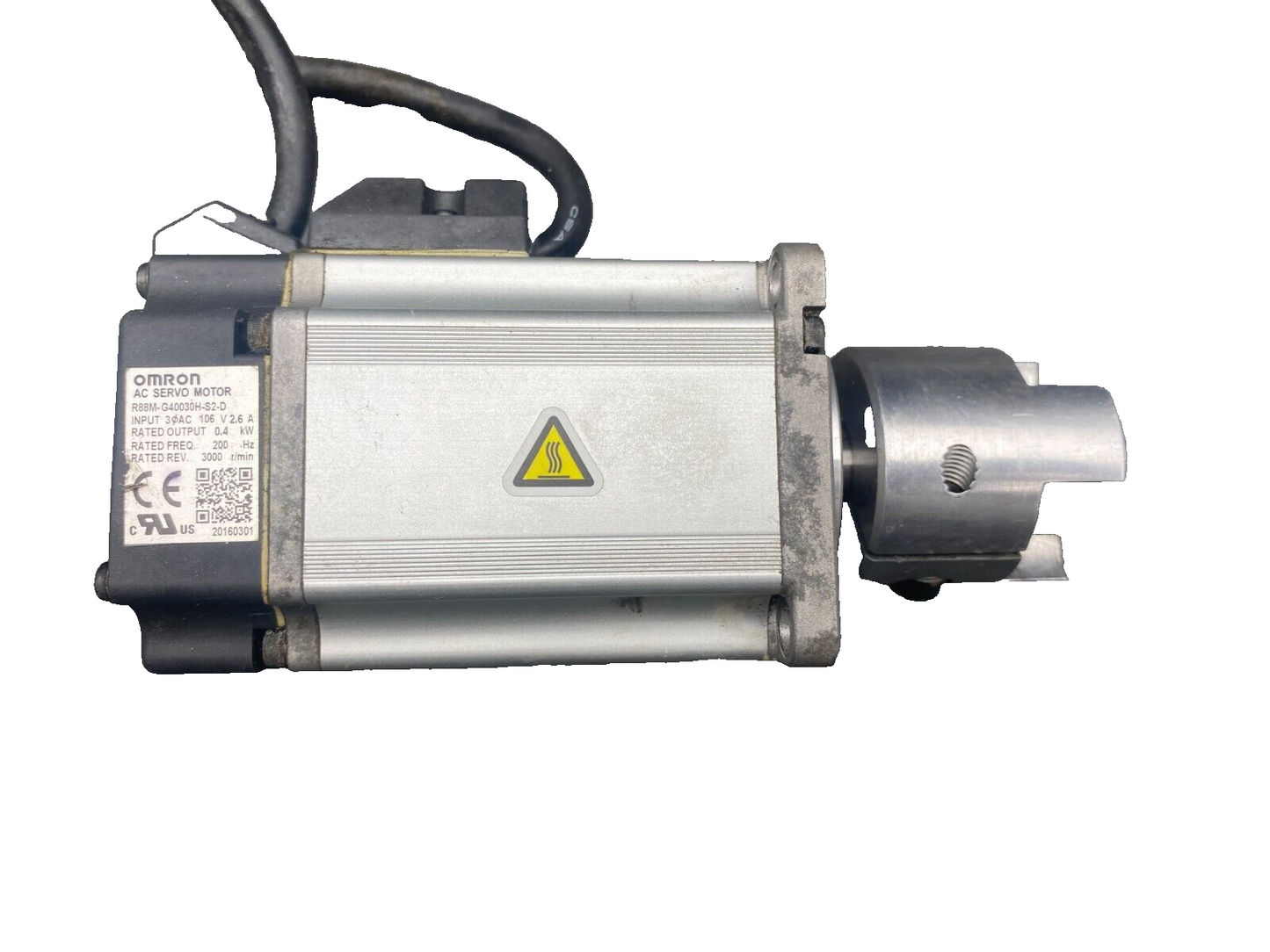 OMRON R88M-G40030H-S2-D 550W 106V 2.6A 0.4 3000 tr/min SERVOMOTOR x1pc