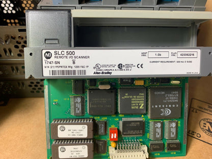 Allen Bradley SLC 500 Rack 1746 - A7 1746 - P2 1747 - L542 1747 - SN + 5 x 1746 - IB16 - KLR Automation