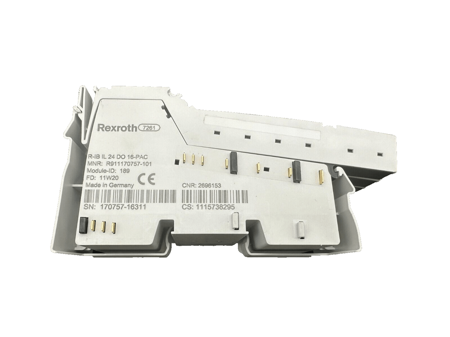 REXROTH R - IB IL 24 DO 16 - PAC MNR R911170757 - 101 OUTPUT MODULE x2pc - KLR Automation