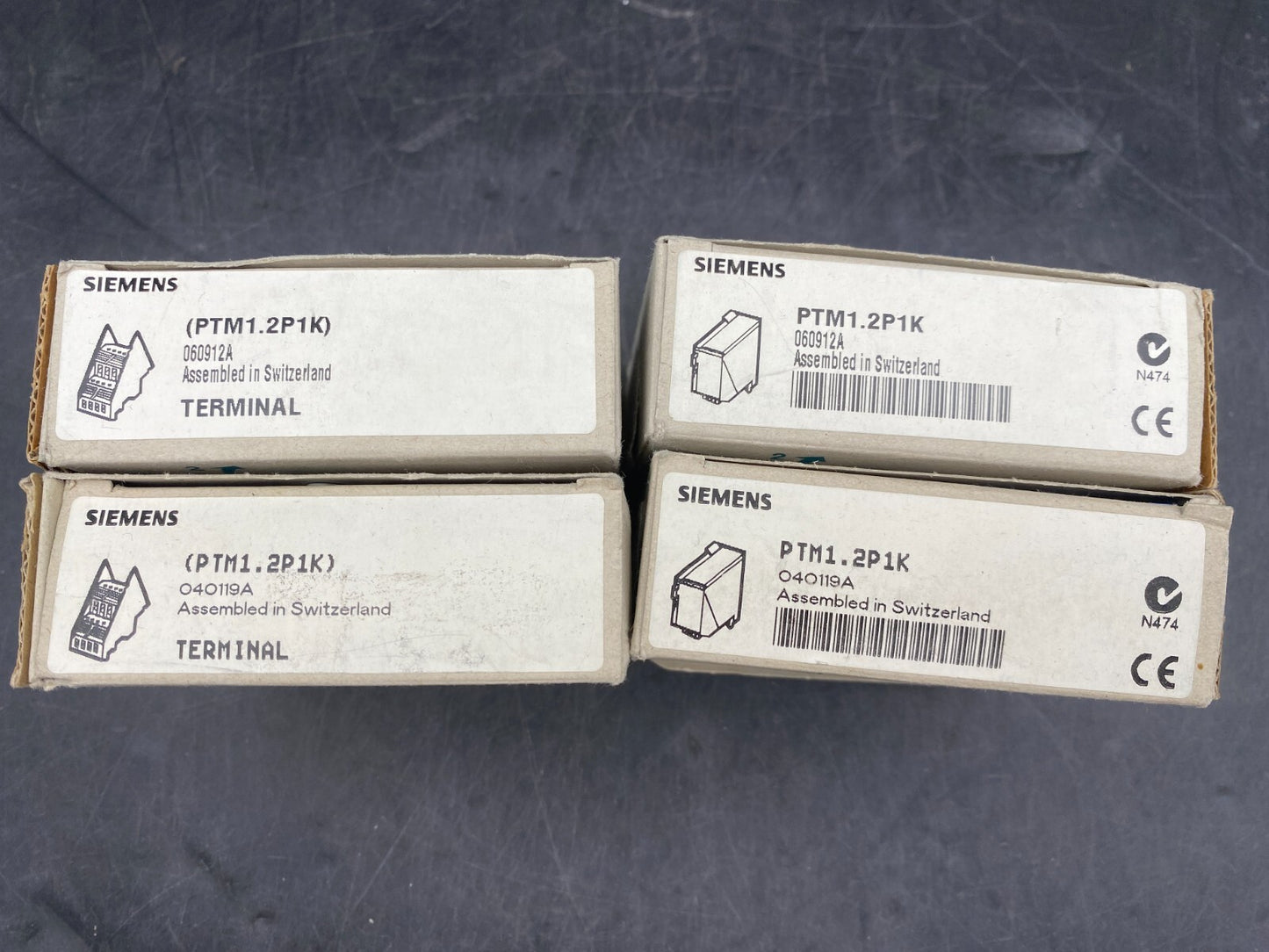 1pc x SET OF SIEMENS PTM1.2P1K MODULE + TERMINAL - KLR Automation
