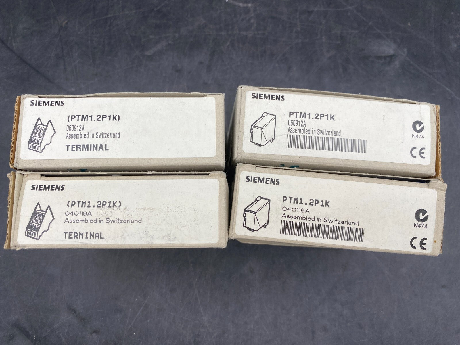 1pc x SET OF SIEMENS PTM1.2P1K MODULE + TERMINAL - KLR Automation