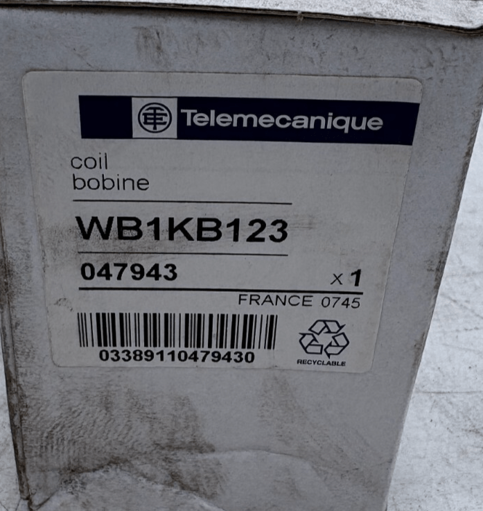 TELEMECANIQUE WB1KB123 047943 COIL x1 - KLR Automation