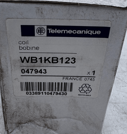 TELEMECANIQUE WB1KB123 047943 COIL x1 - KLR Automation