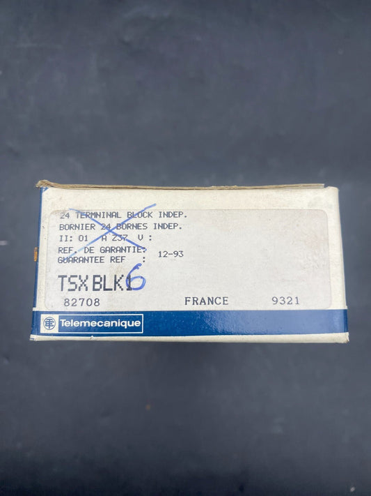 TELEMECANIQUE TSXBLK6 24 TERMINAL BLOCK INDEPENDANT - KLR Automation