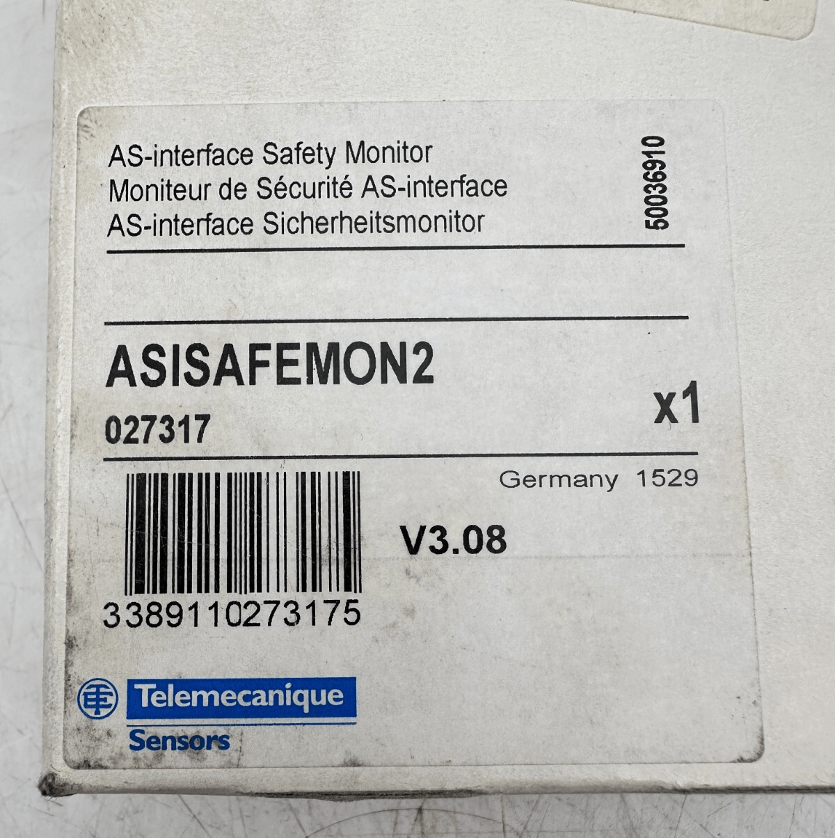 TELEMECANIQUE ASISAFEMON2 027317 MONITEUR DE SECURITE AS - INTERFACE - KLR Automation