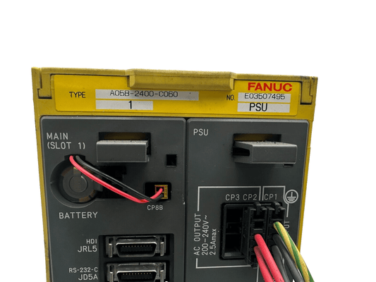 FANUC A16B - 3200 - 0412 + A16B - 2203 - 0370 + A05B - 2400 - C060 - KLR Automation