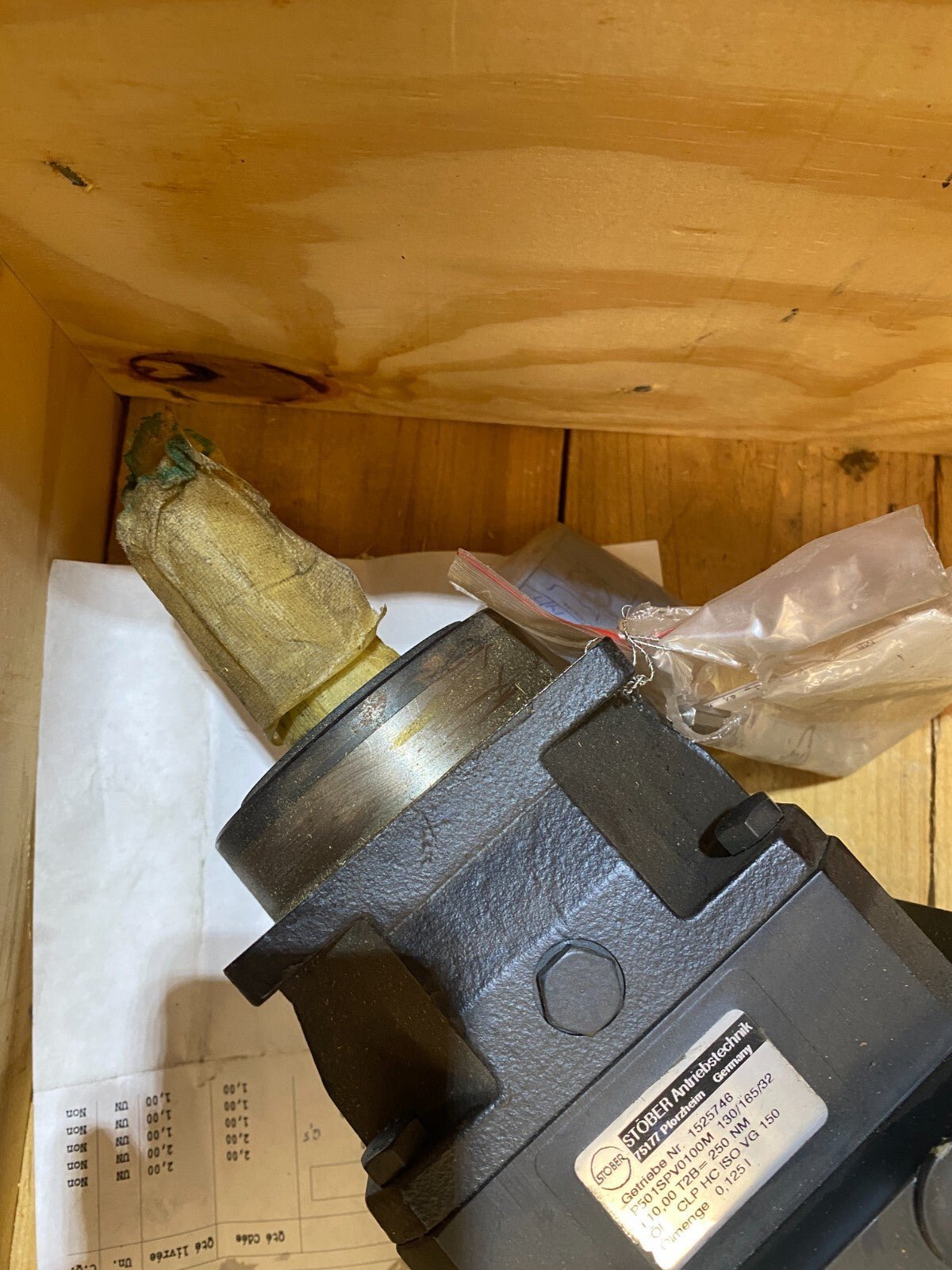 SERVOMOTOR PARKER HAUSER HJ155A8 - 88S Type 21B Stober 1525746 - KLR Automation
