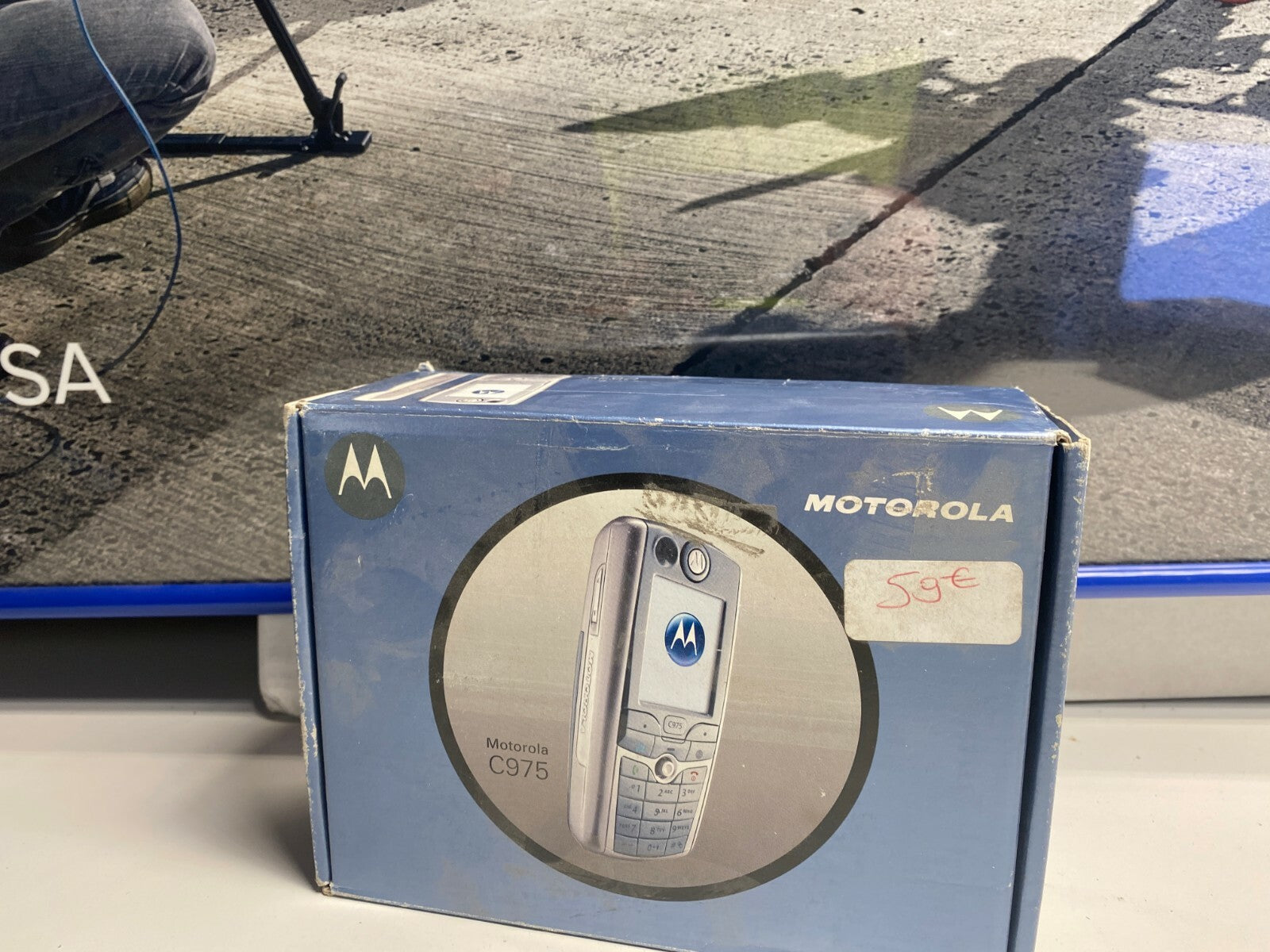 MOTOROLA C975 Silver   Rare collectors phone Mobile Cell n2