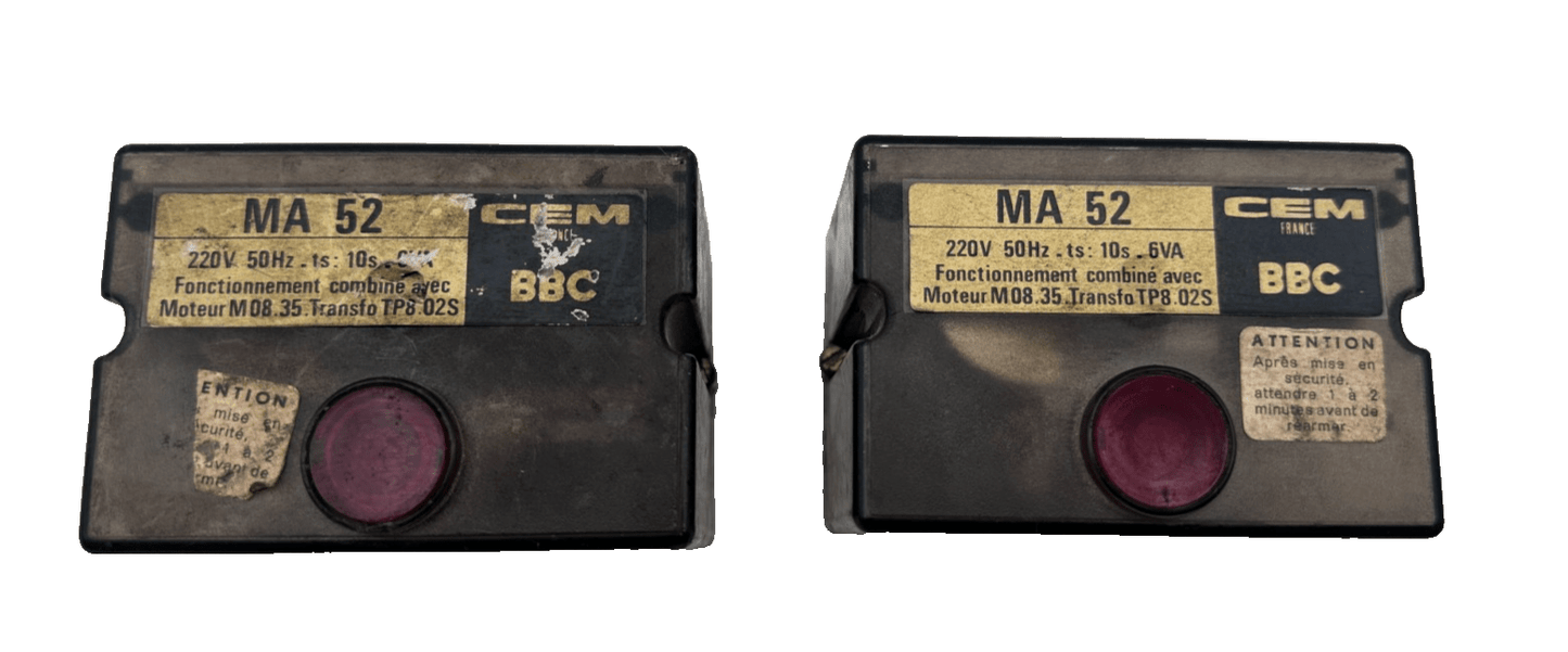 CEM BBC ECEE MA 52 220V 50Hz ts: 10s 6VA BOITIER DE CONTROLE x1pc - KLR Automation