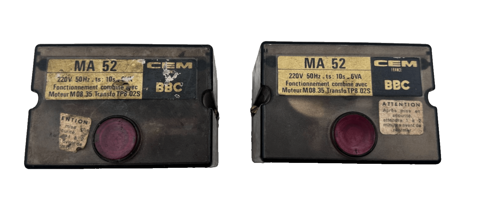 CEM BBC ECEE MA 52 220V 50Hz ts: 10s 6VA BOITIER DE CONTROLE x1pc - KLR Automation