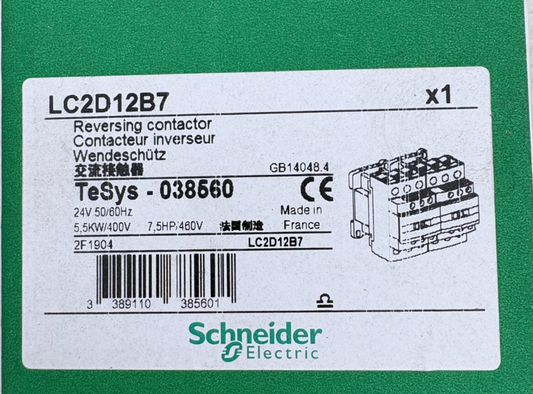 SCHNEIDER ELECTRIC CONTACTEUR LC2D12B7 x1