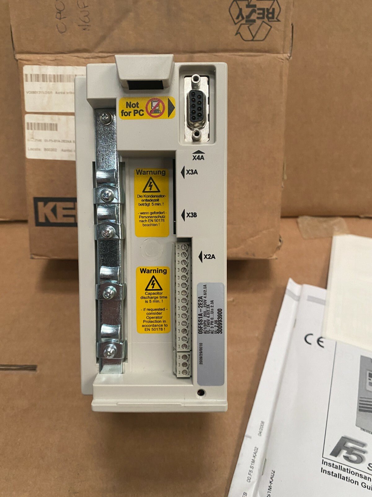 KEB Servo Drive F5 05.F5.S1A - 2E2A 05F5S1A - 2E2A OLD STOCK NEW - KLR Automation