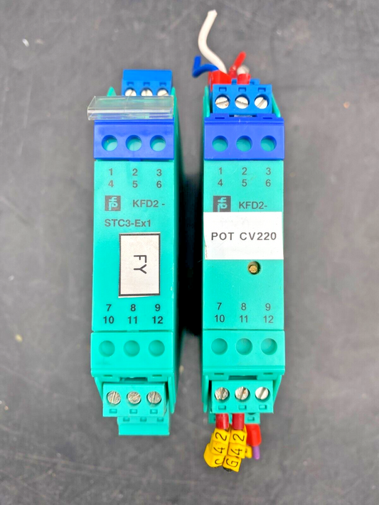LOT OF 2 PEPPER FUCHS KFD2-STC3-EX1 SMART TRANSMITTER