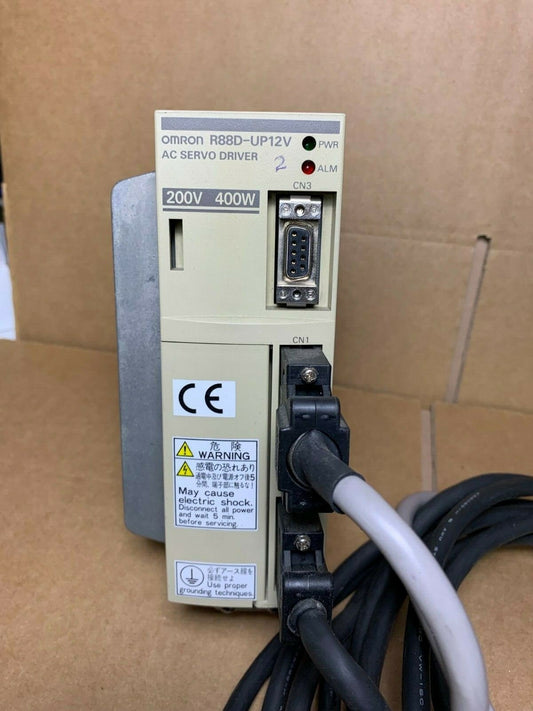 Omron R88D - UP12V Servo Drive 200VAC + Cable - KLR Automation