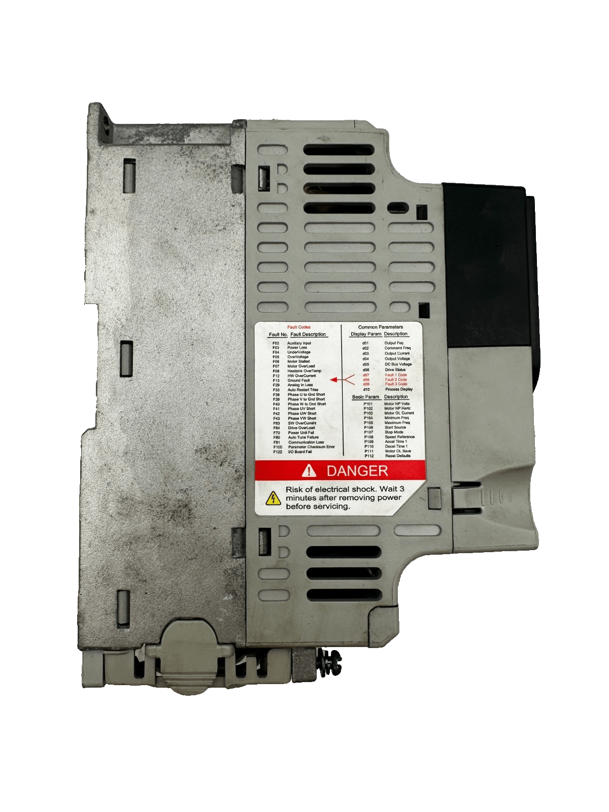 ALLEN - BRADLEY POWERFLEX 4M 22F - D2P5N103 SERIES A 0.75kW 1HP 380 - 480V - KLR Automation