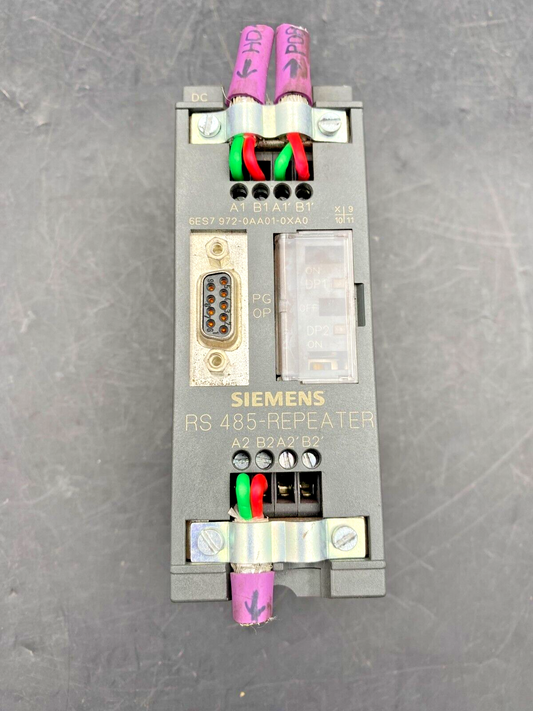 SIEMENS RS 485-REPEATER 1P 6ES7 972-0AA01-0XA0 E-S 8