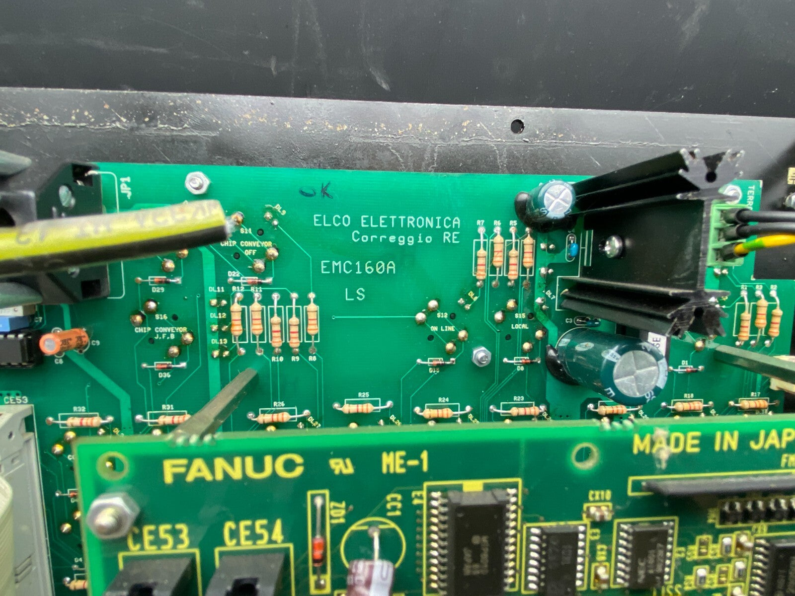 FANUC Control panel A860-0202-T001 Board +1 x A20B-2002-0470/08B